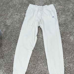 Womens white champion sweatpants